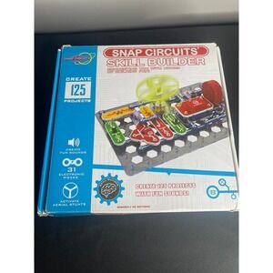 Elenco Snap Circuits Skill Builder SB-125 Electronics STEM Kit 125 Projects 31pc